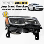 HID Xenon Headlight for Jeep Grand Cherokee (2014–2016) AFS Black Right Side