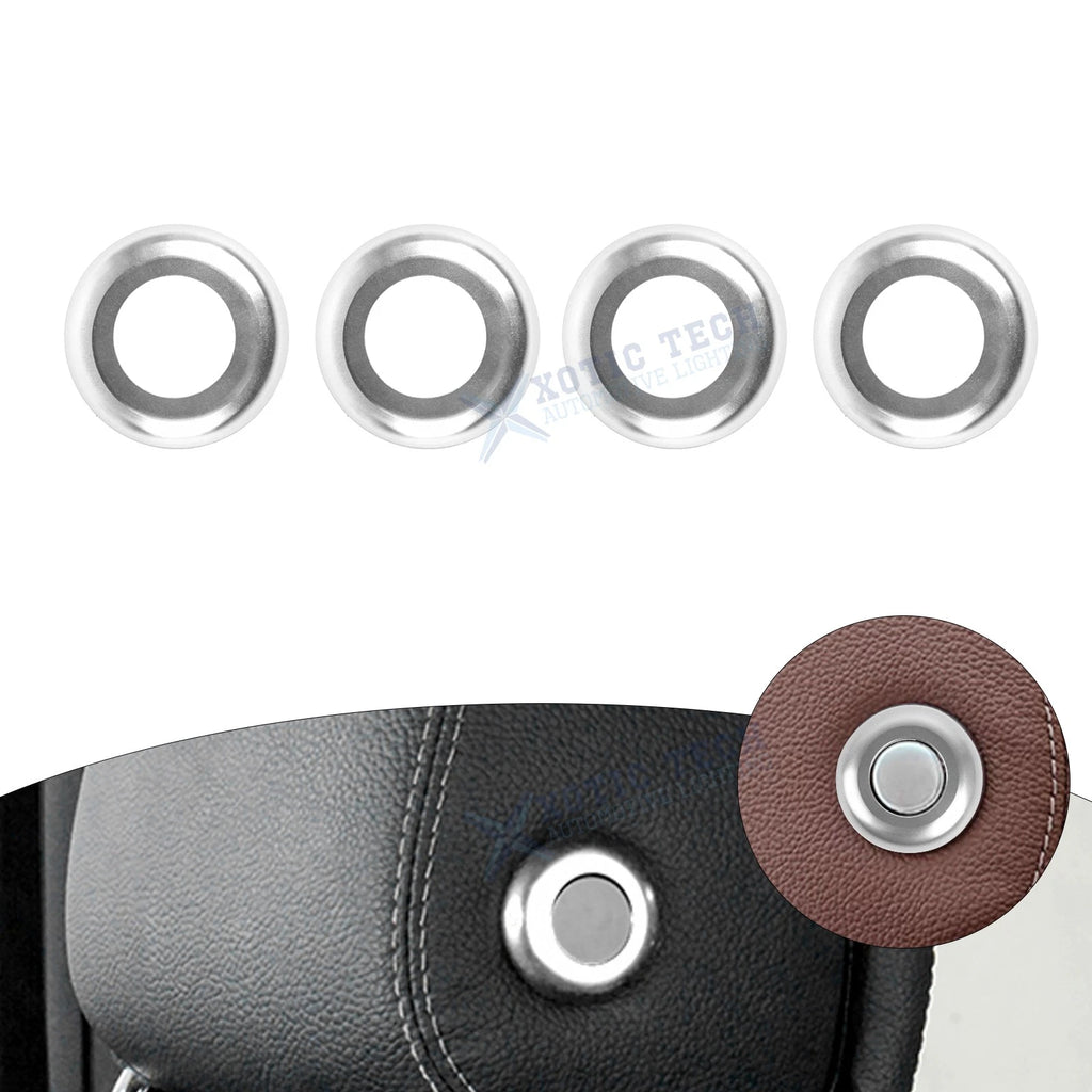 Front Seat Headrest Button Covers for Mercedes-Benz W205 X205 (2015–2022)