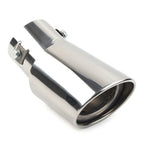 Stainless Steel Exhaust Pipe Tail Muffler Tip for Car Accessories (Curved)