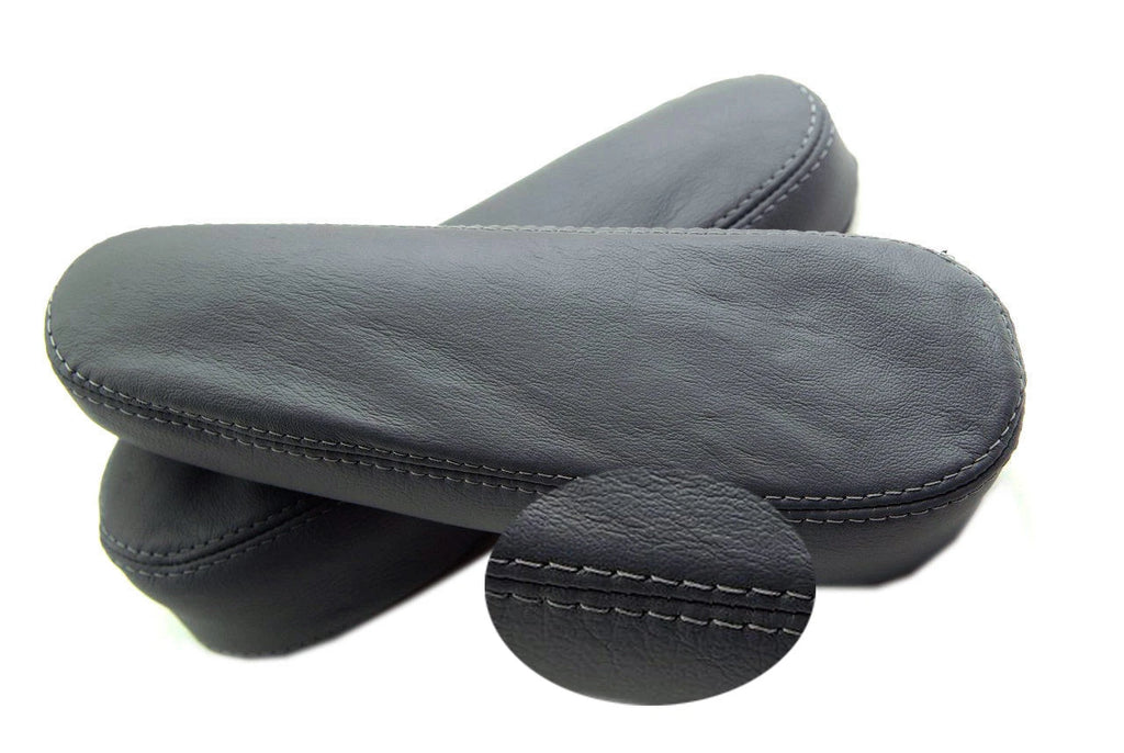 Front Seat Armrest Cover for Chevrolet HHR (2006–2011) Gray Synthetic Leather