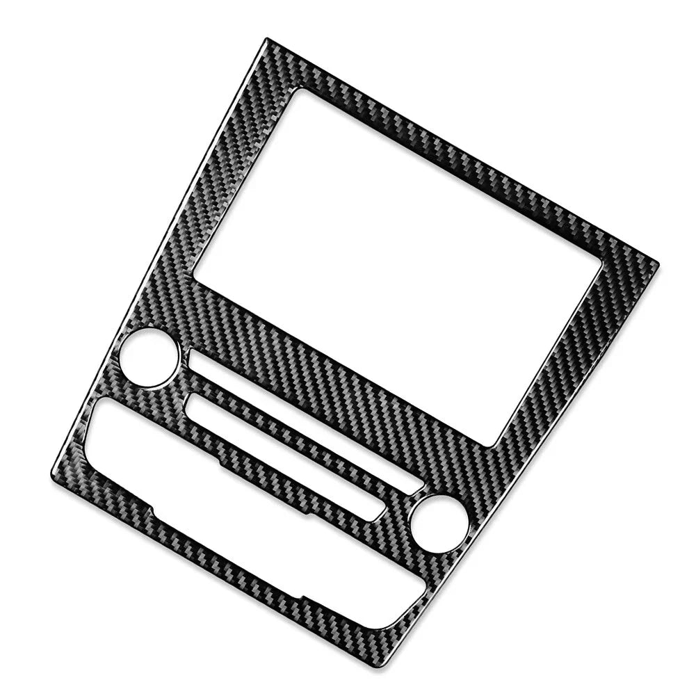 Carbon Fiber GPS Navigation Panel Cover Trim for Ford Fusion Mondeo (13-19)