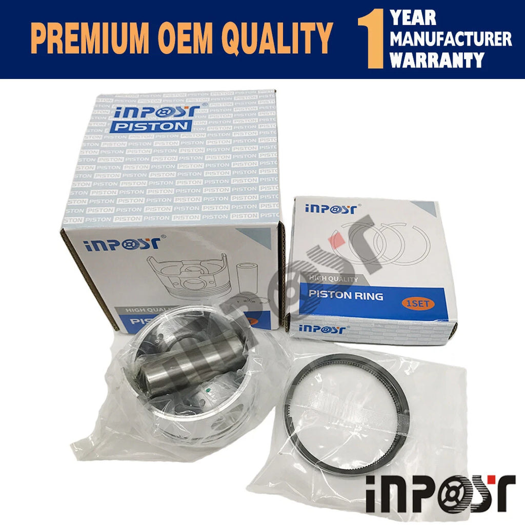 78mm STD Piston & Ring for Mitsubishi S3L S3L2 S4L S4L2 (All Years)