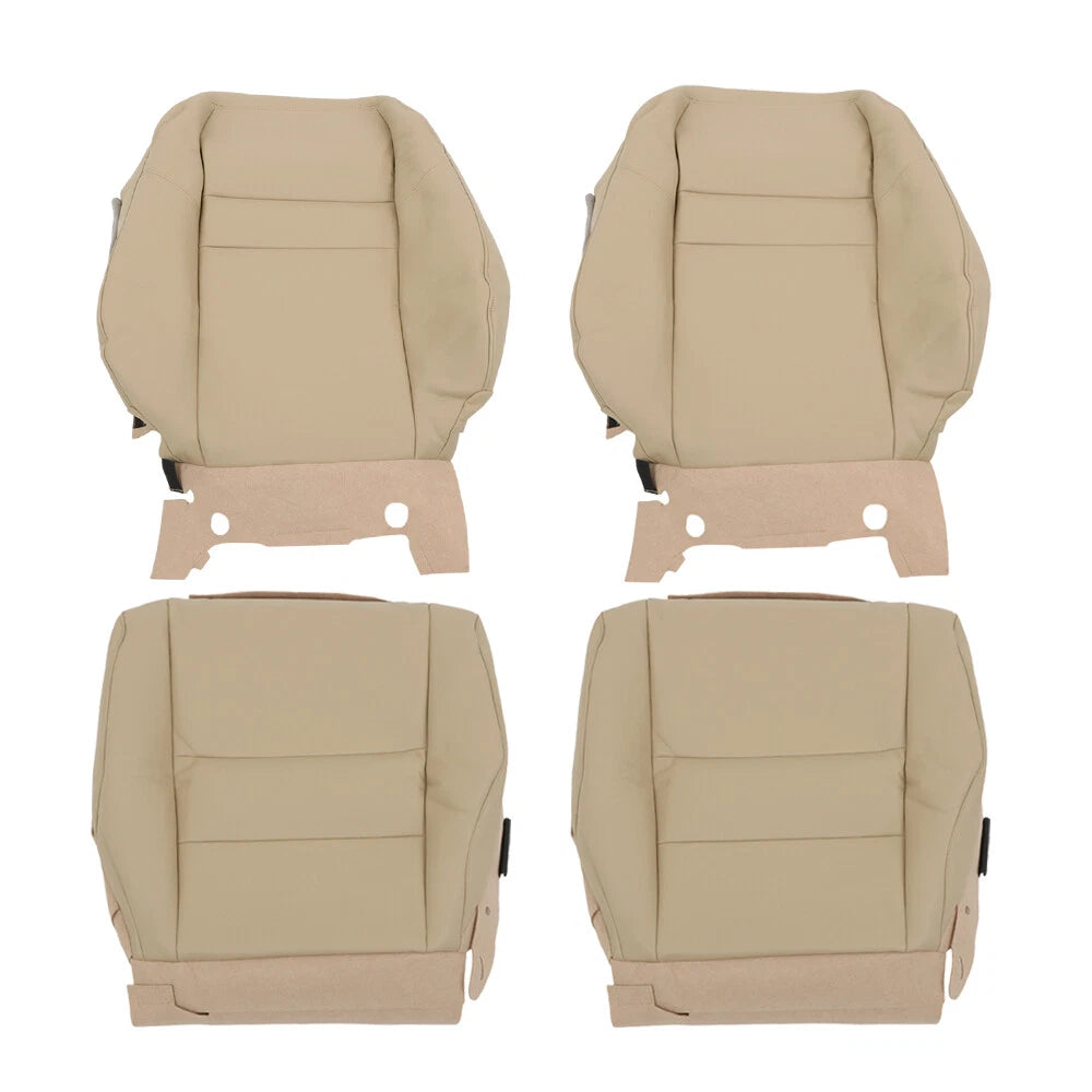 Set of 2 Leather Seat Covers for Honda CR-V (2007–2011) Tan