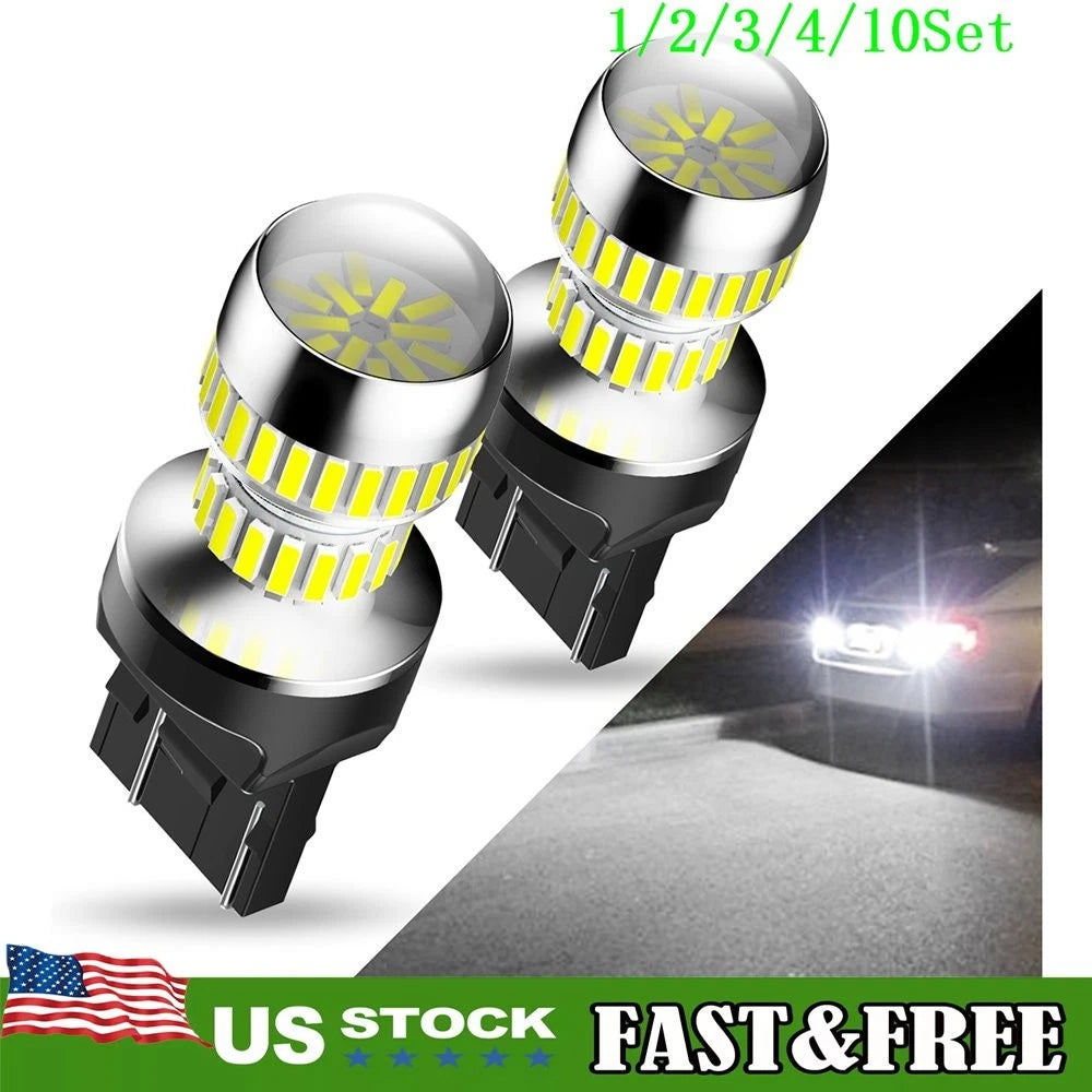 Set of 2 LED Reverse Light Bulbs for Make Model