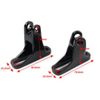 Rear Passenger Footpeg Mounts for Harley Touring Street Road Glide (93-23)