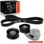 3X Serpentine Belt Drive Component Kit for Ford Crown Victoria (1992–2011)