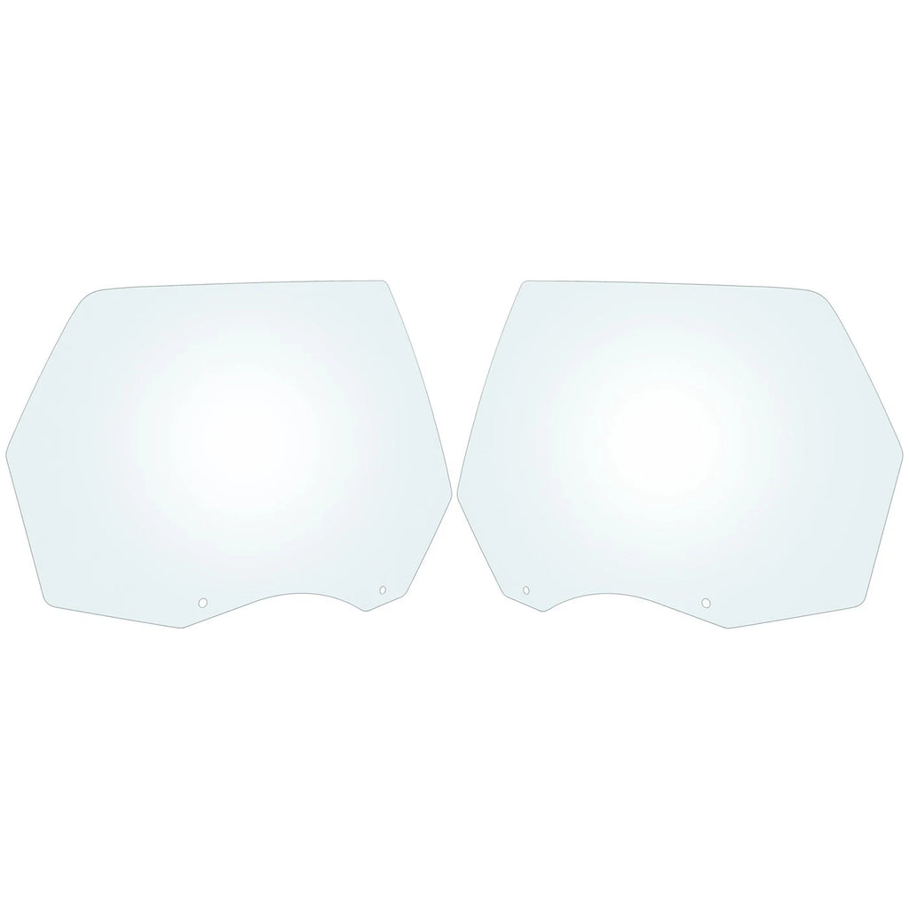 Set of 2 Rear Door Glasses for Dodge Durango