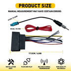 Car Stereo Radio Wire Harness Antenna Adapter for Dodge RAM 1500 2500 (2013–2019)