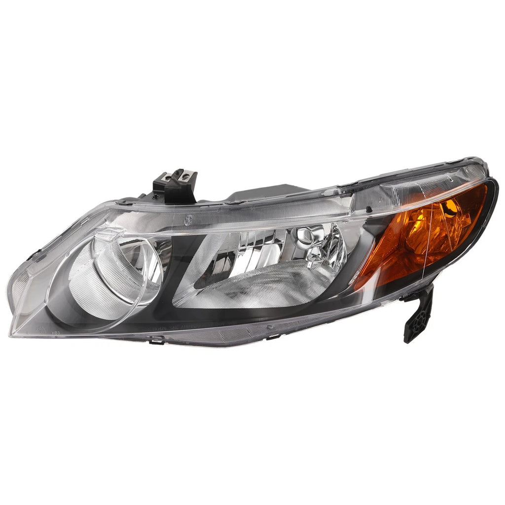 Driver Side Headlight for Honda Civic (2006–2008) Halogen Sedan