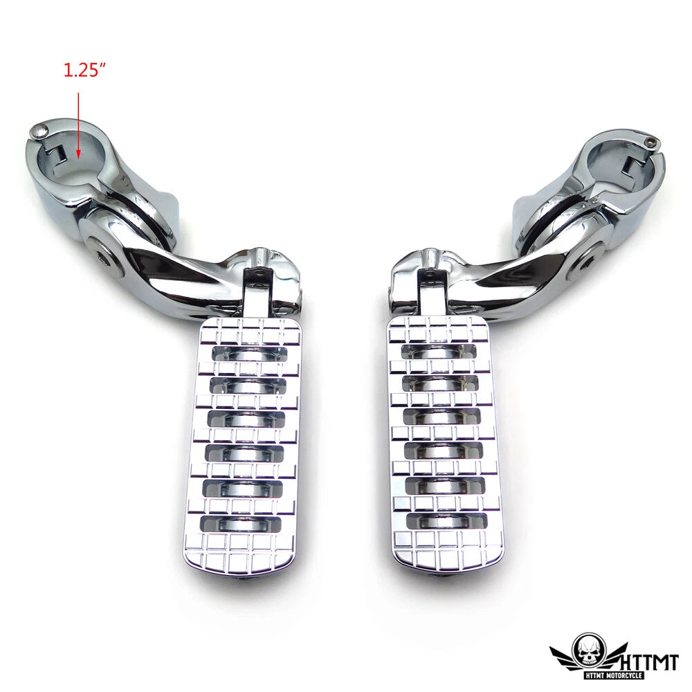 Dominator CNC Footpeg Kit 1.25" for Harley Street 500 750 (2015–2020)