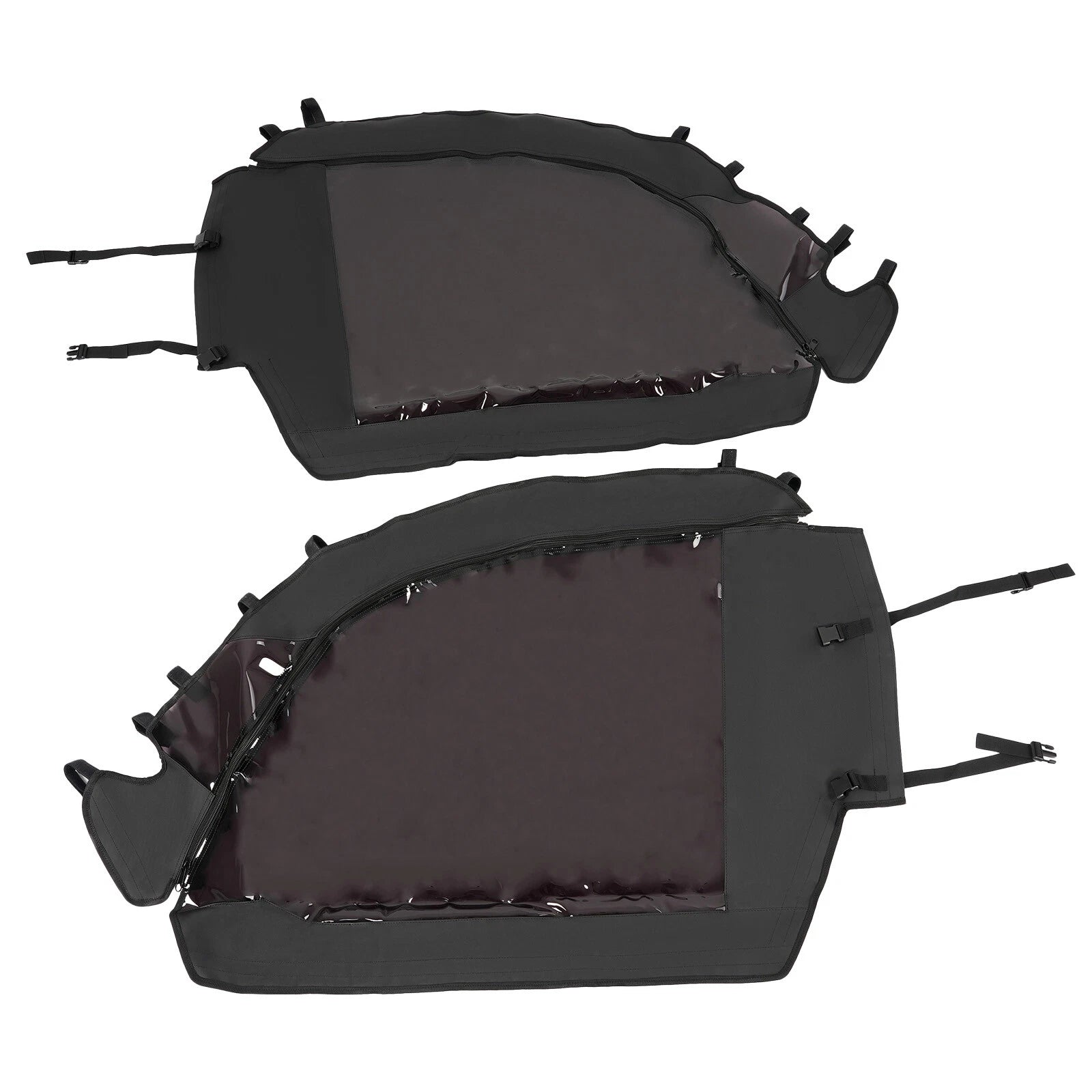 Upper Soft Doors with Zippered Window for CF Moto ZForce 500 800 1000 (2014–2022)