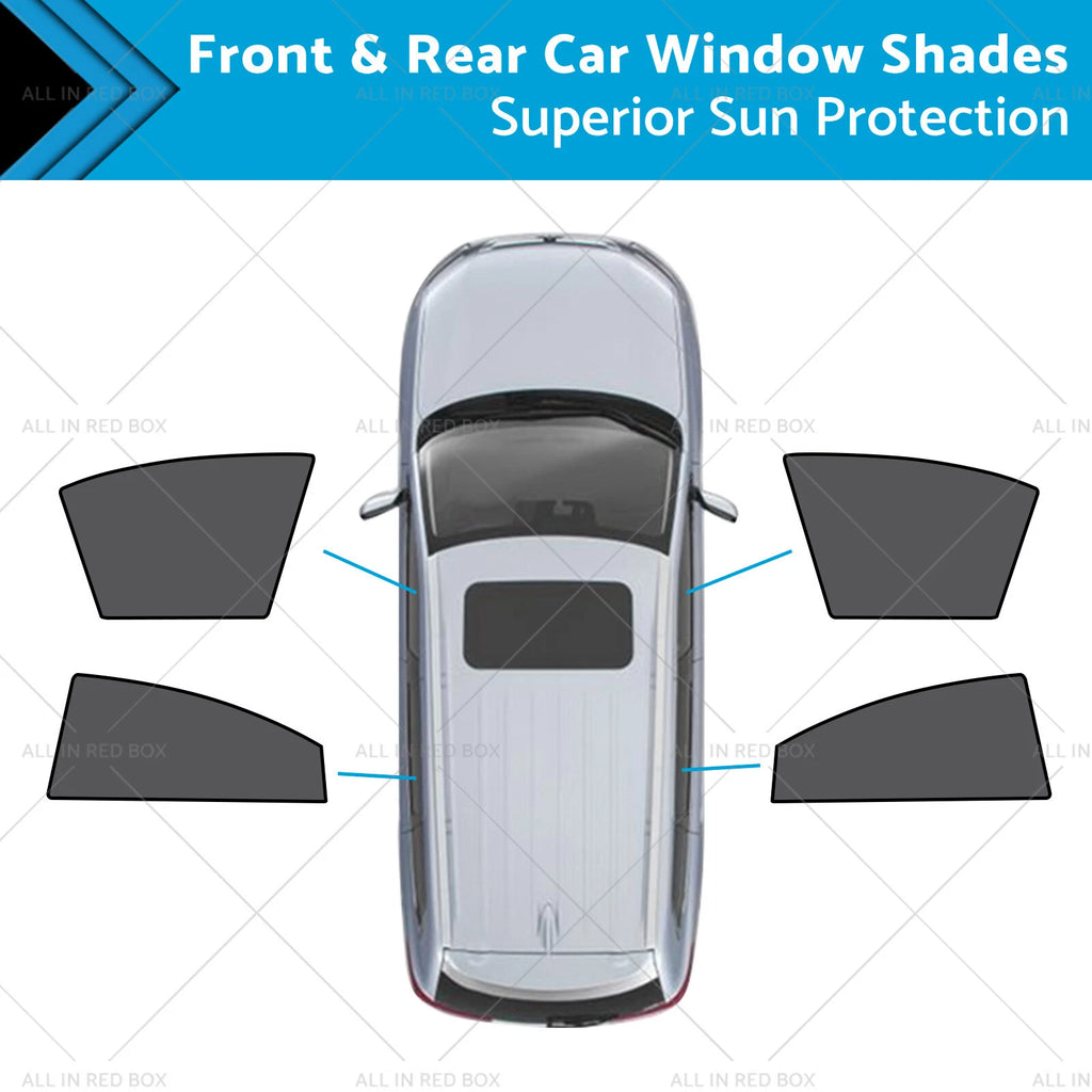 Set of 2 Front and Rear Window Shades for Mazda 6 Liftback (2007–2012)