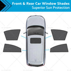 Set of 2 Front and Rear Window Shades for Mazda 6 Liftback (2007–2012)