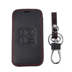 Leather Car Remote Key Cover Fob Case Holder for Koleos Kadjar Captur