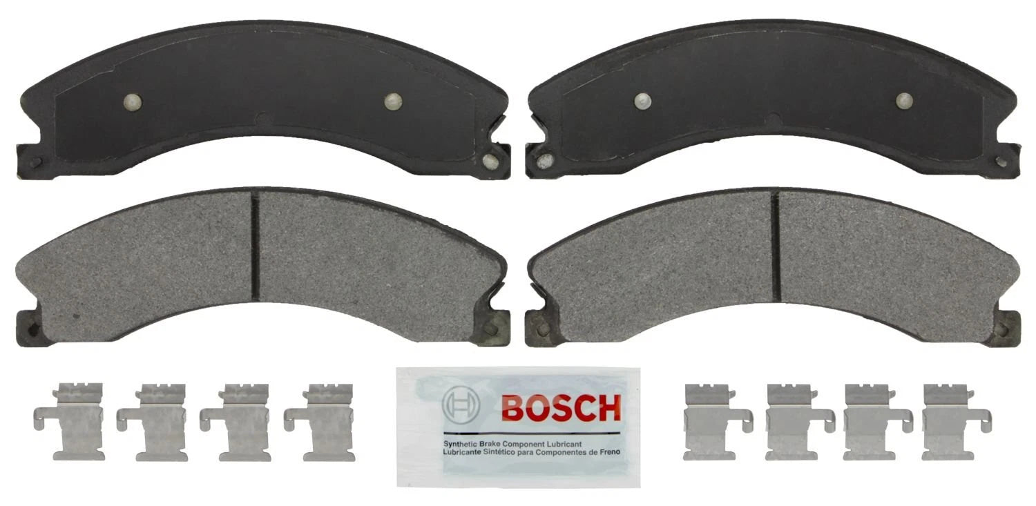 Bosch Front Severe Duty Semi-Metallic Brake Pads w/ Hardware for