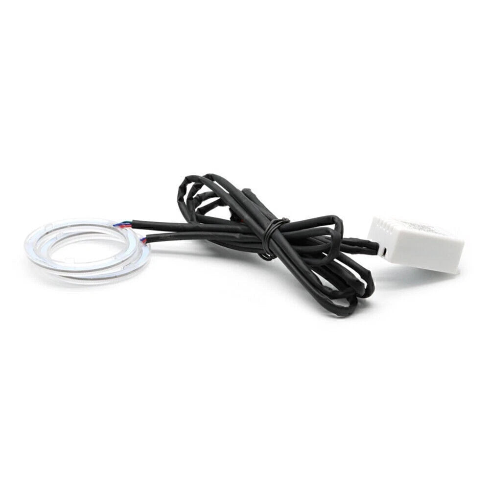 2X RGB COB LED Halo Rings Lamp Kit for Car (80MM)