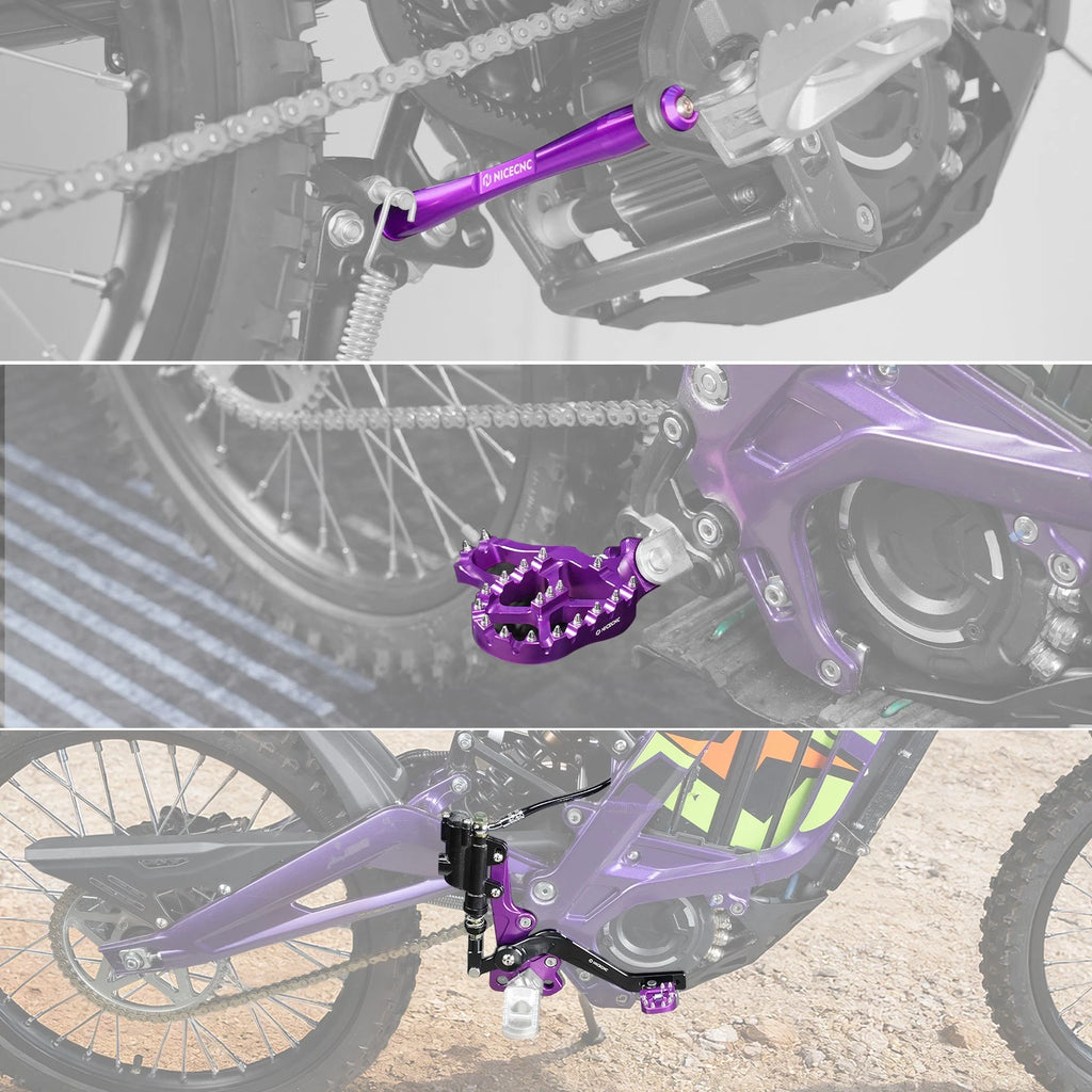 Hydraulic Foot Brake Footrest Support Brace for Surron Light Bee X (2019–2023)