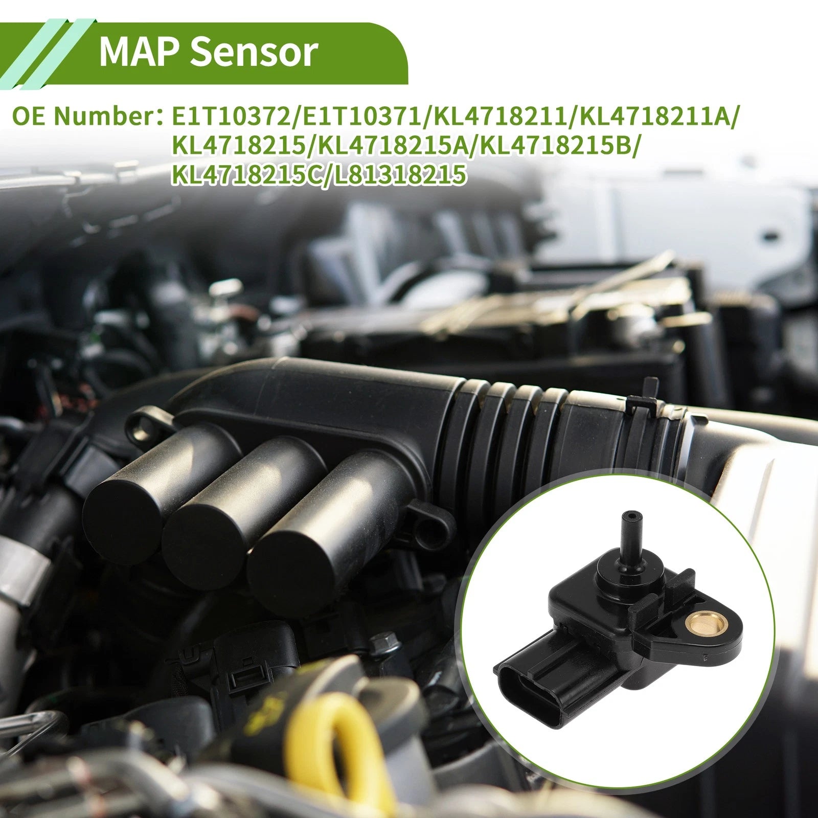 MAP Sensor No.E1T10372 for Mazda 3 2.0L 2.3L (2004–2005)