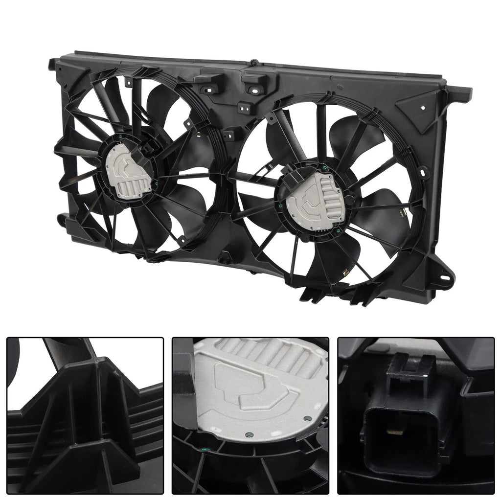 Dual Fan Radiator Cooling Fan Assembly for Ford F-150 (2021–2023)