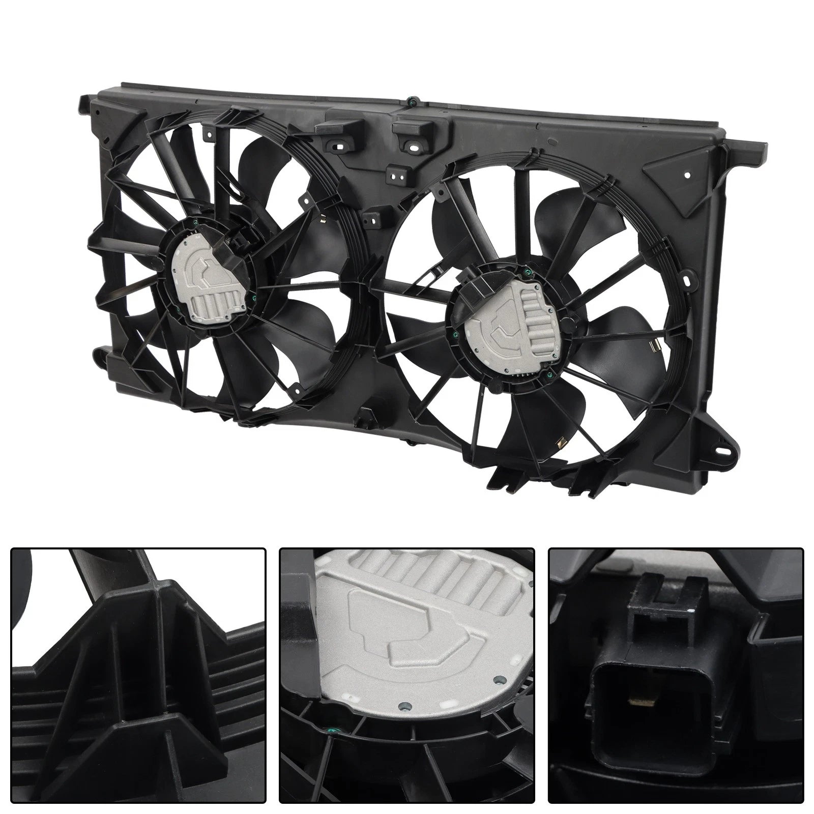 Dual Fan Radiator Cooling Fan Assembly for Ford F-150 (2021–2023)