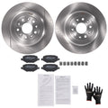 Rear Brake Rotors & Ceramic Pads Kit for Ford Explorer Flex (2011–2019)