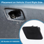 Front Right Side Bumper Headlight Washer Nozzle Cover Cap for BMW 1 Series