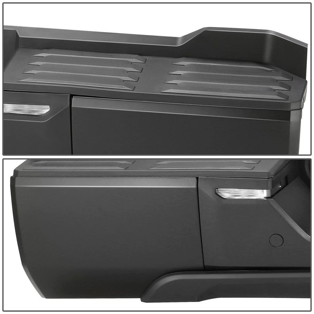 Rear Step Bumper for Toyota Tundra (2022–2026) w/ LED Back-Up, Black