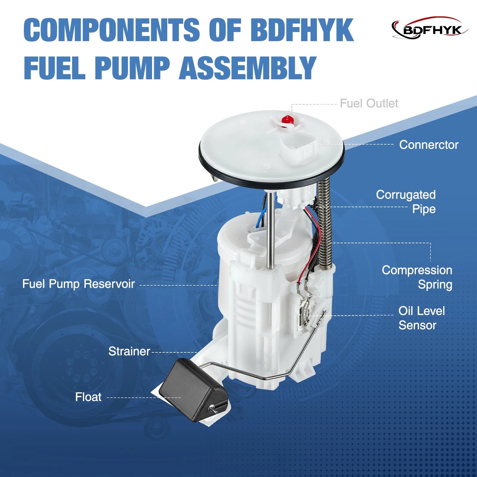 Fuel Pump Module with Fuel Sending Unit for 2007-2011 Toyota Camry (Electric)