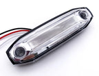LED Marker Clearance Light w/ Blue Side Ditch for Red Clear Lens (5 Inch)
