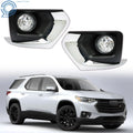Pair Front Bumper Fog Lights for Chevy Traverse (2018–2021)