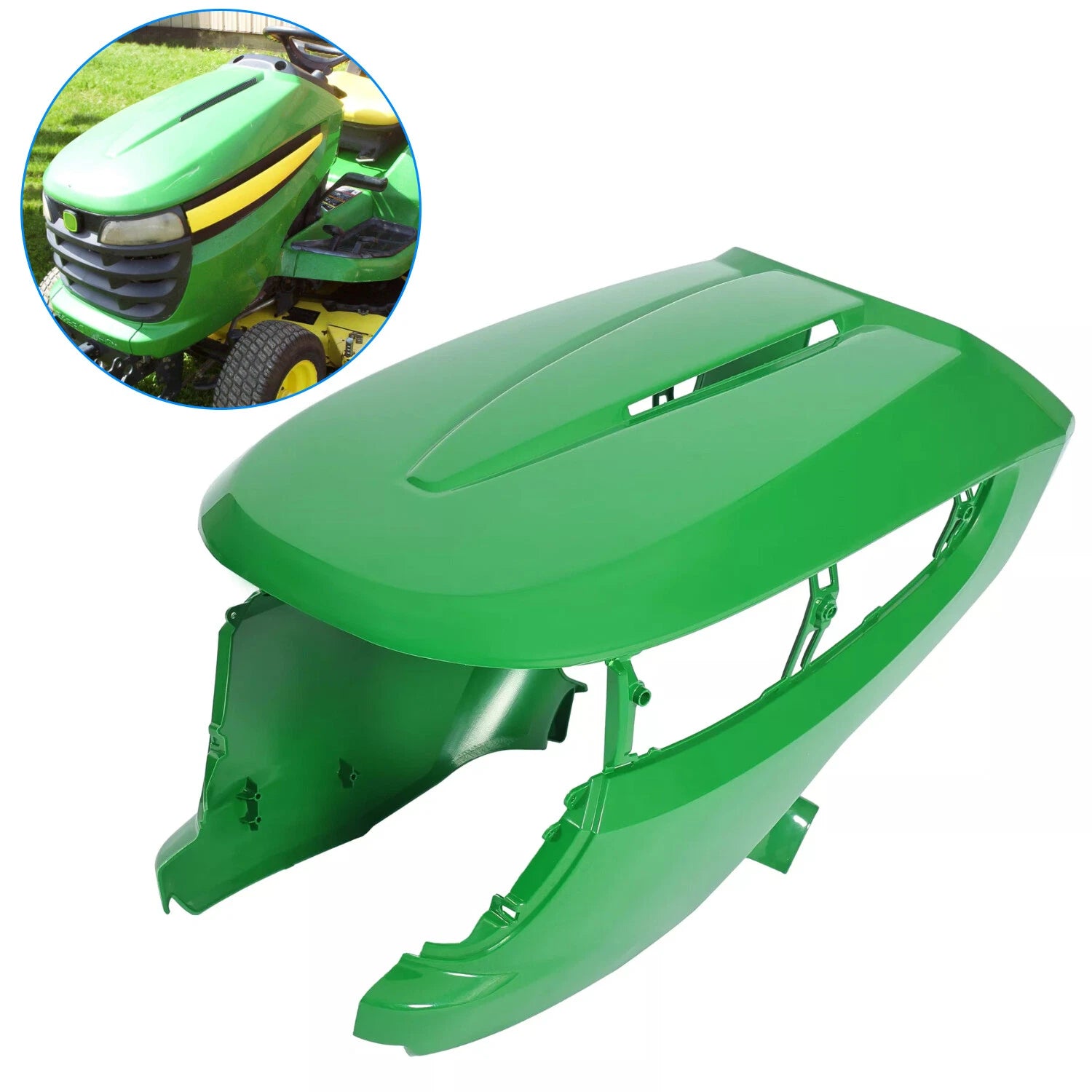 Front Hood Assembly for John Deere X500 X520 X534 X540 (2003–2023)