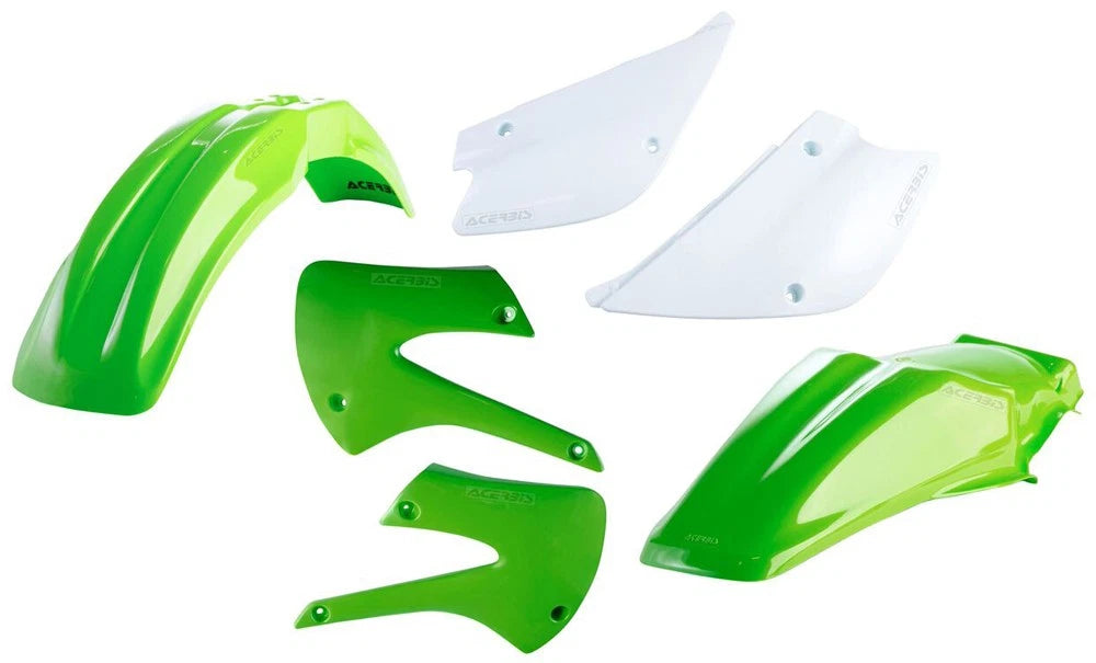 Acerbis Plastic Body Kit for Kawasaki KX85 (2001–2010) Green