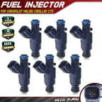 6x Fuel Injector for Malibu Equinox CTS SRX G8 (2005–2013)
