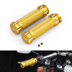 Left + Right Aluminum Handlebar Throttle Grips for Harley Softail Deuce (2000–2007)
