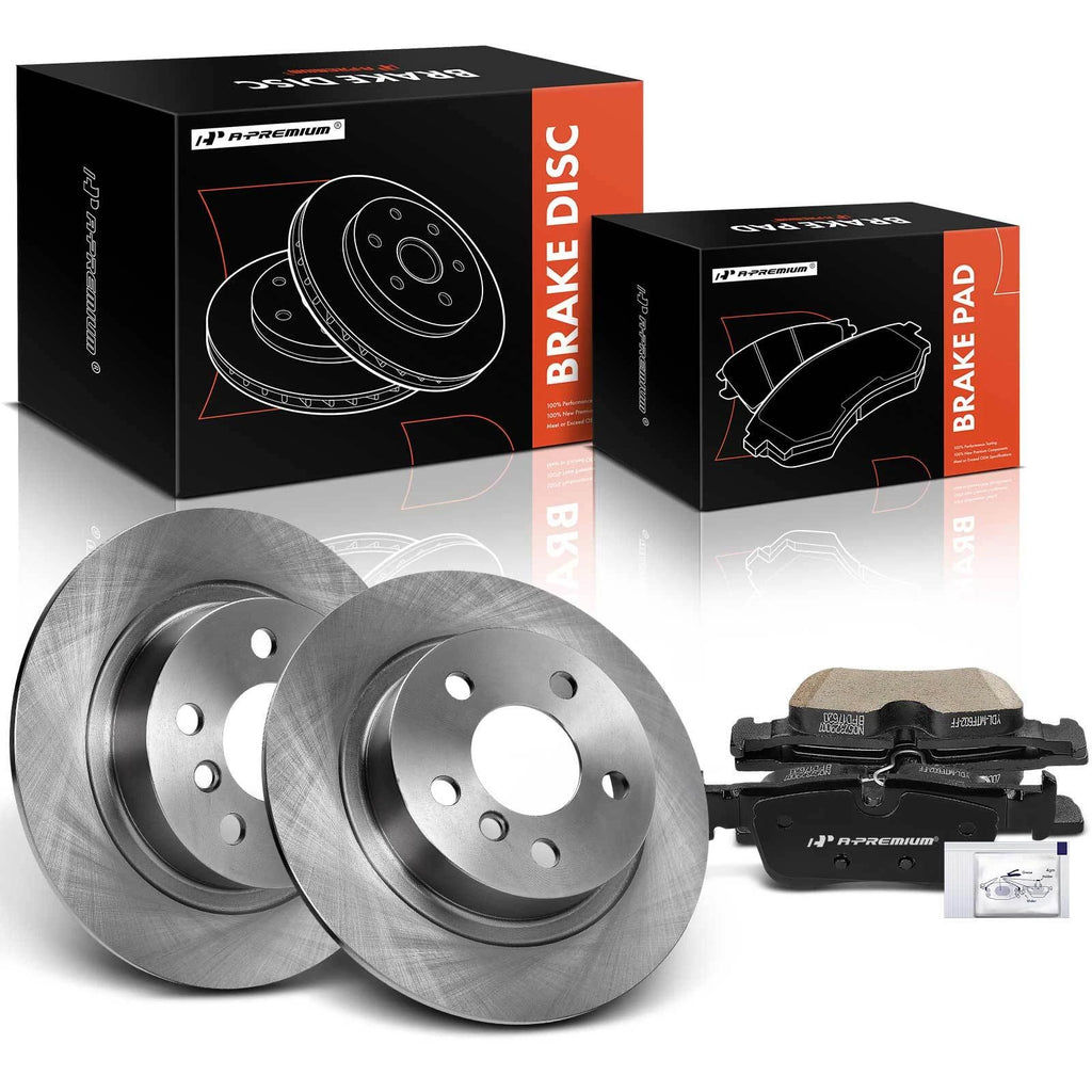 Rear Disc Brake Rotors & Ceramic Pads for BMW i3 (2014–2016)