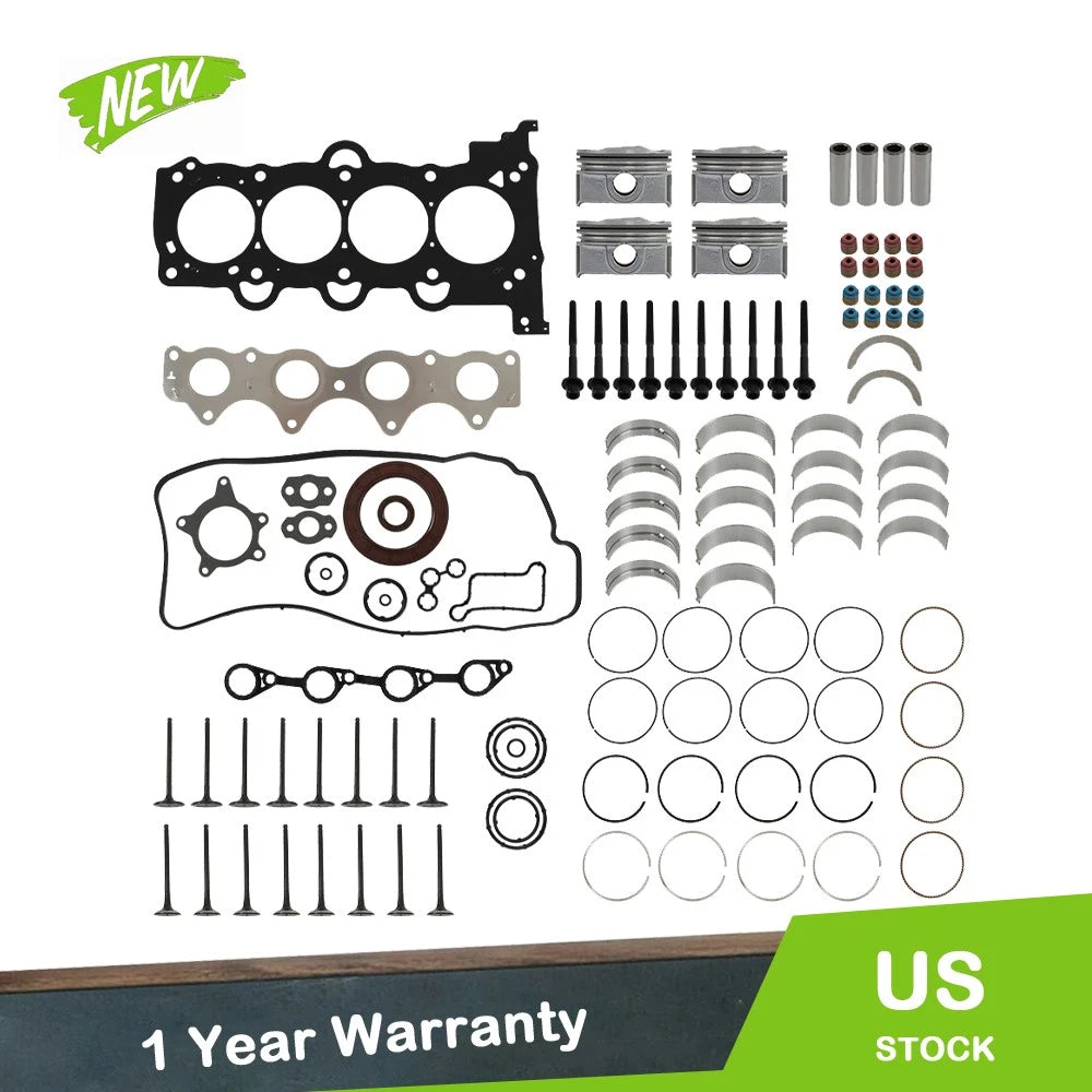 Engine Overhaul Rebuild Kit for Hyundai Kia Accent Rio 1.6L (2012–2016)