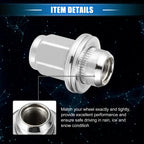 10pcs Wheel Lug Nuts for Toyota Tundra Sequoia (M14x1.5)