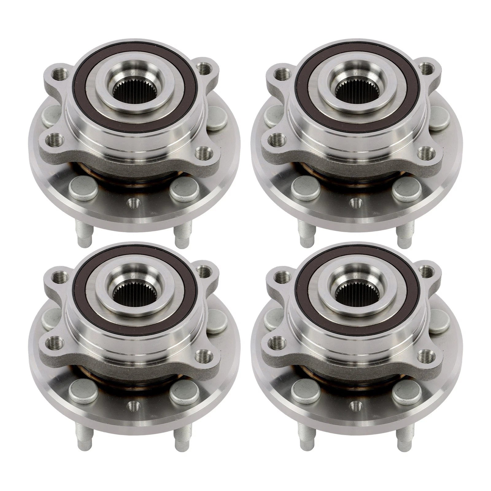 Set of 4 Wheel Bearing Hub Assembly for Ford Taurus (2013–2018)