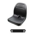 Black Seat with Bracket for John Deere (Replaces 4478301)