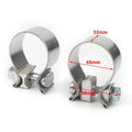 2X 1.75 Inch Stainless Steel Exhaust Clamp for Harley (Universal)