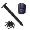 60 PCS 3 Inch Vinyl Fasteners for Shutter Mounting on Wood Aluminum Vinyl