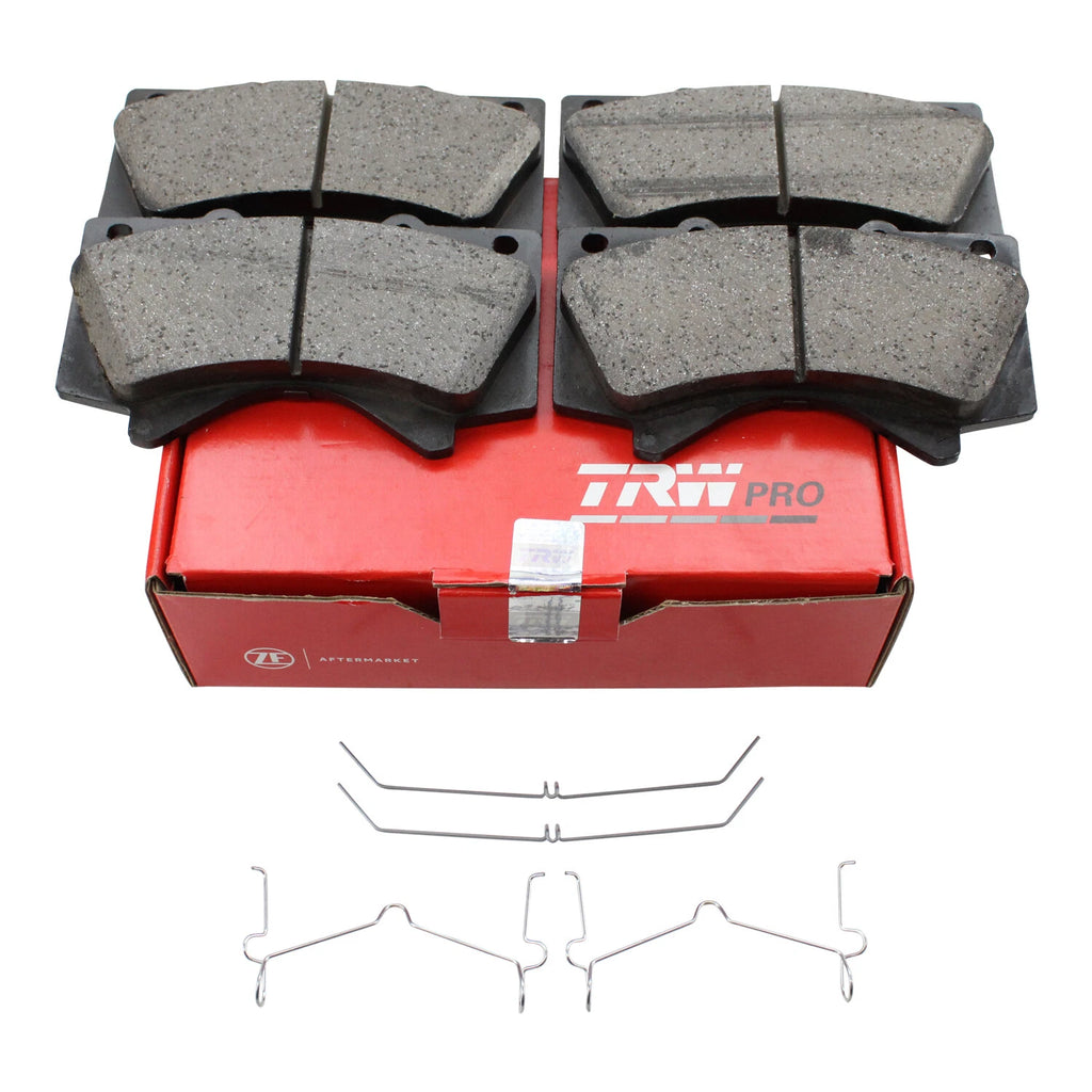Set of 4 TRW Pro Front Ceramic Brake Pads for Toyota Land Cruiser Tundra (2008–2021)