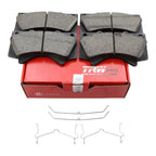 Set of 4 TRW Pro Front Ceramic Brake Pads for Toyota Land Cruiser Tundra (2008–2021)