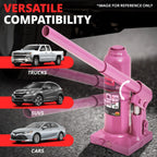 3 Ton Air Hydraulic Bottle Jack for Cars Trucks SUV (7.6"-14.5")