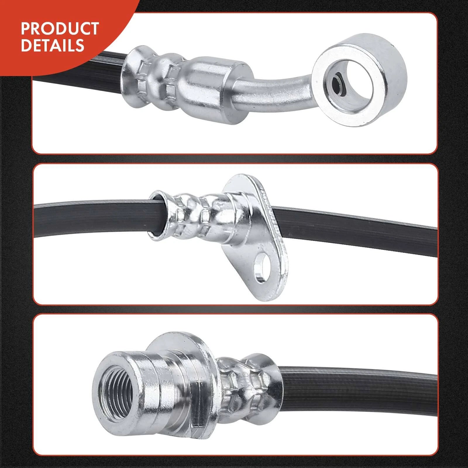 Front Passenger Brake Hydraulic Hose for Honda Civic Si (2017–2020)
