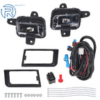 Front LED Fog Lights Assembly Kit for GMC Sierra 1500 (2023–2025)
