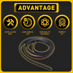 1.8m H-Type Rubber Door Seal Strip for EXV