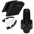 5" Stretched Hard Saddlebags for Harley Road Glide (2009–2013) LED