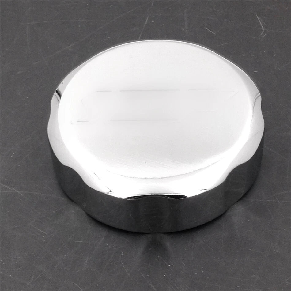 Chrome Brake Fluid Reservoir Cap Cover for Yamaha YZF R6 R6S 600R R1 (2006–2020)