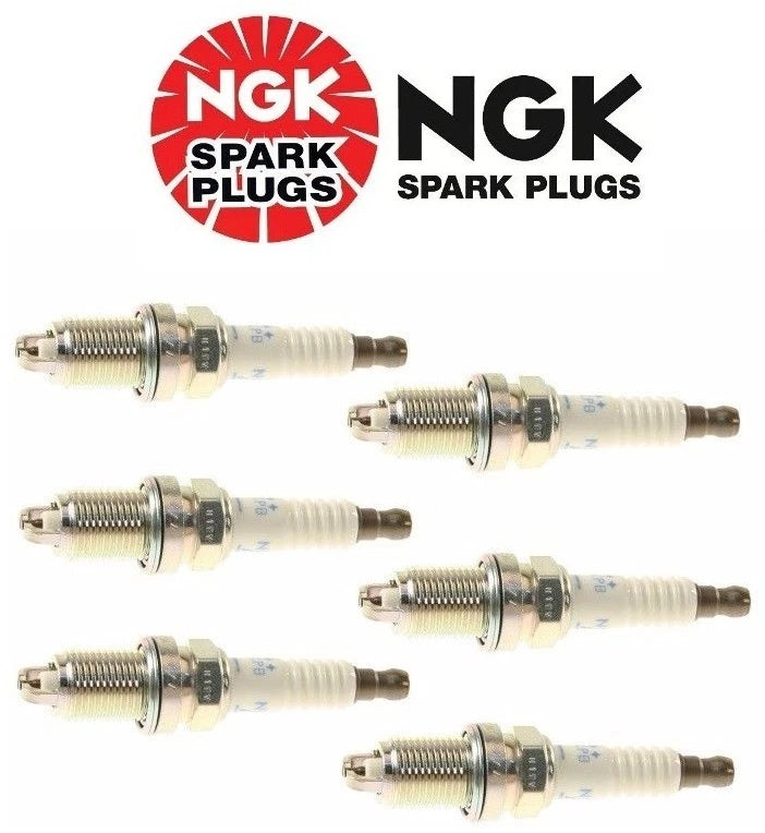 6X NGK 4302 Laser Platinum Spark Plugs for BKR5EKPB11 (Performance)
